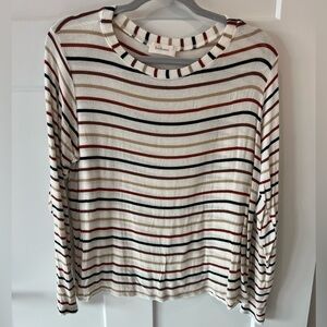 Bohme Women's Long Sleeve Striped Top